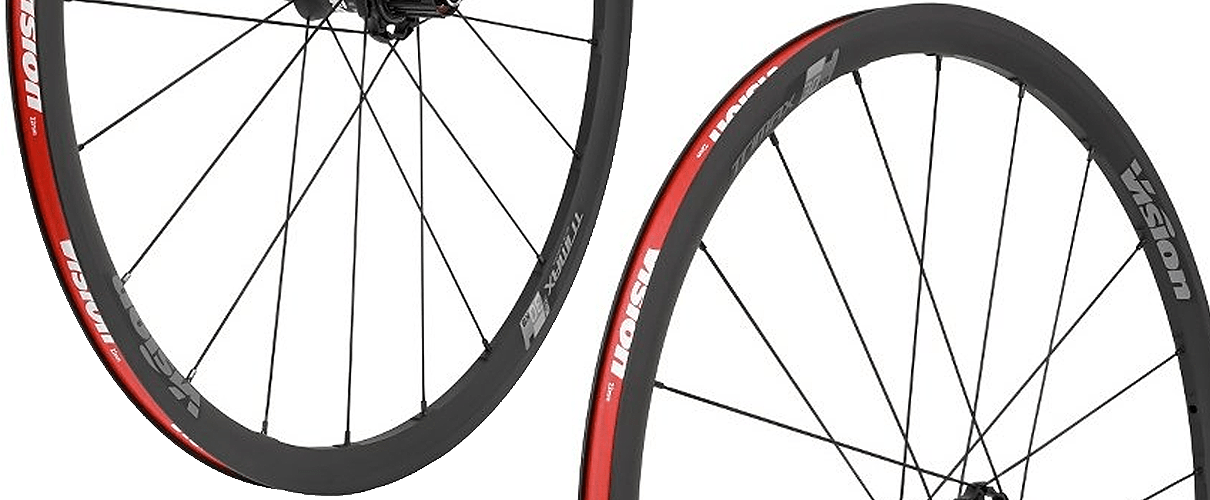 Roda De Bicicleta Vision Trimax 30 KB Rim Brake Tubeless Bike Point