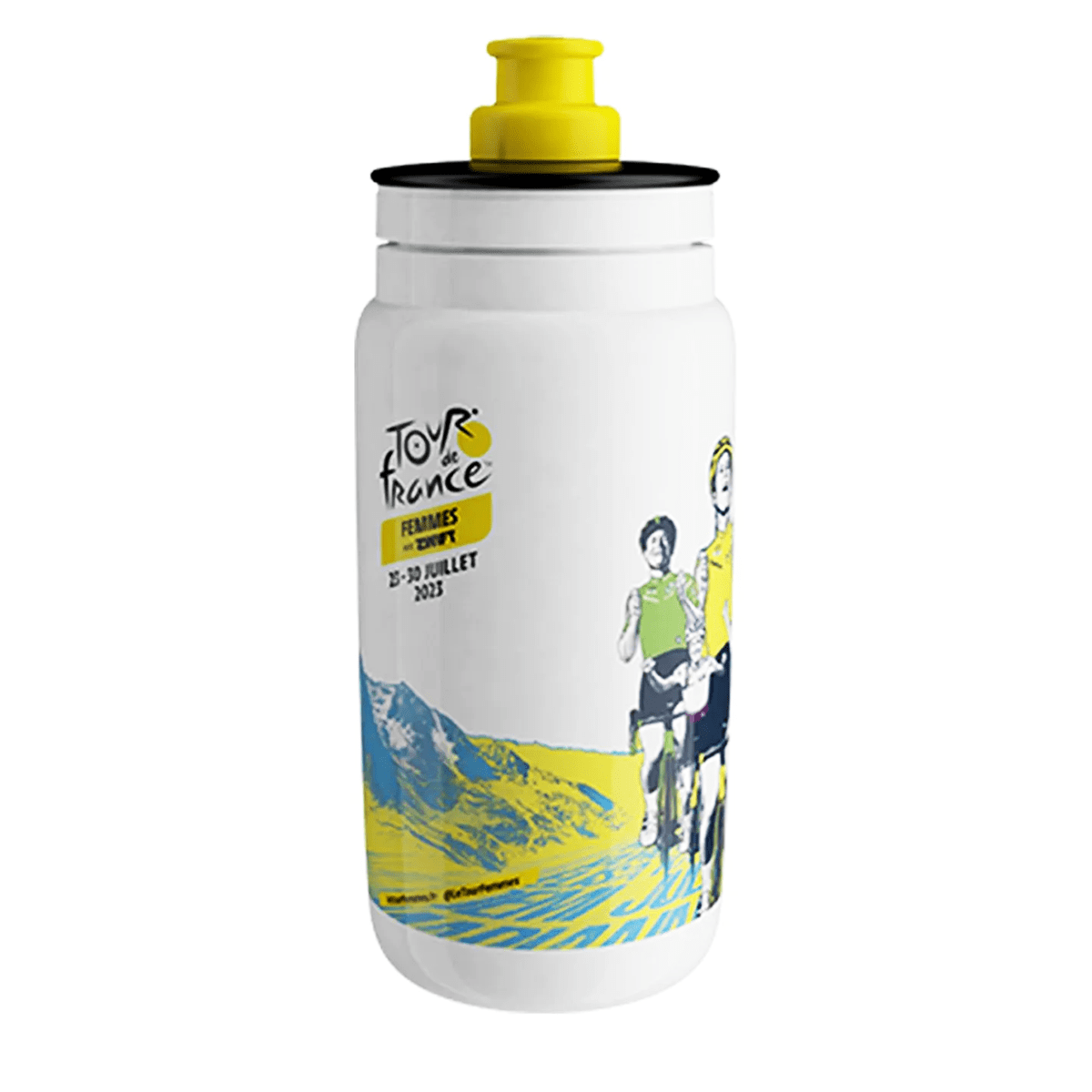 Garrafa De Ciclismo Elite Fly Tex Tour De France Femmes 2023 550 Ml