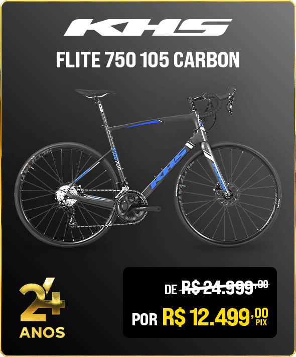 Bicicleta KHS Flite 750 Carbon 105 Disc Hidráulica