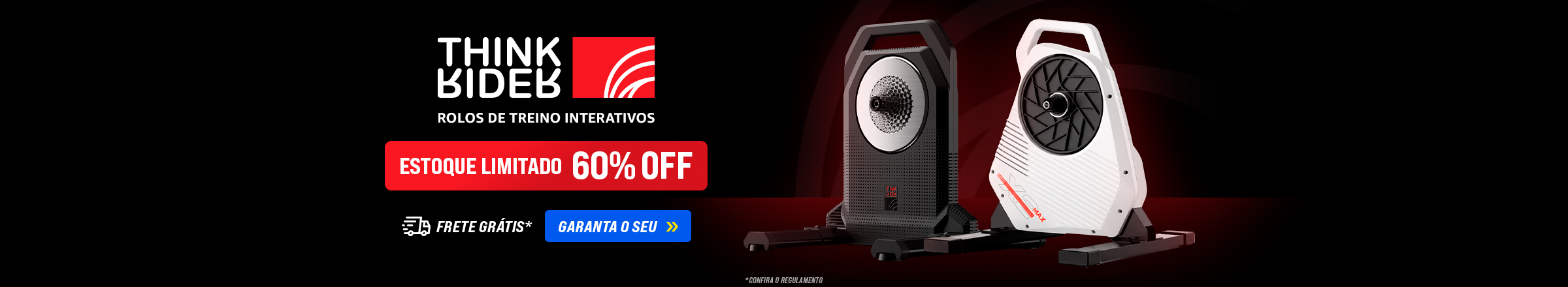 Rolos Interativos ThinkRider Até 60% OFF