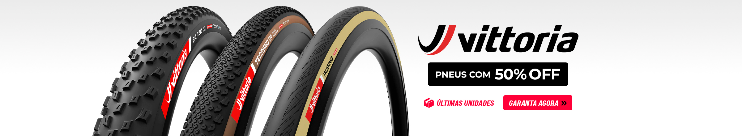 Pneus Vittoria com 50% OFF