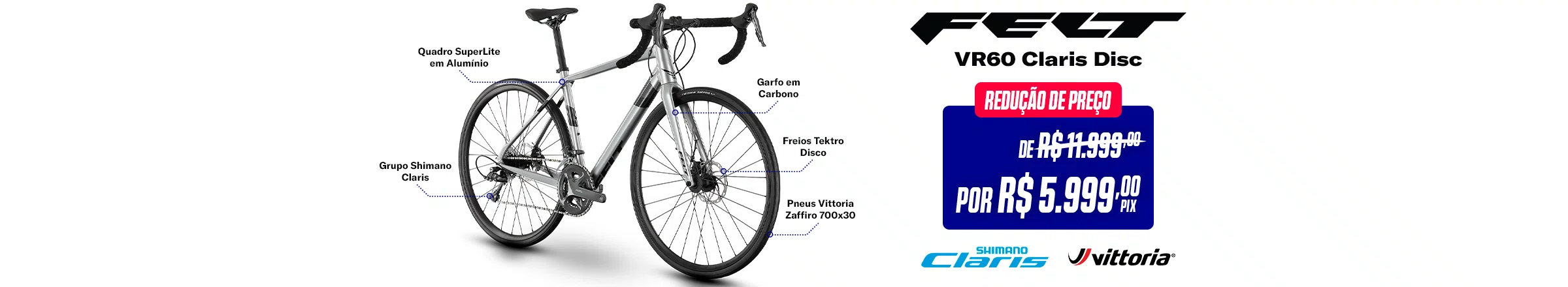 Bicicleta Felt VR60 Claris Disc