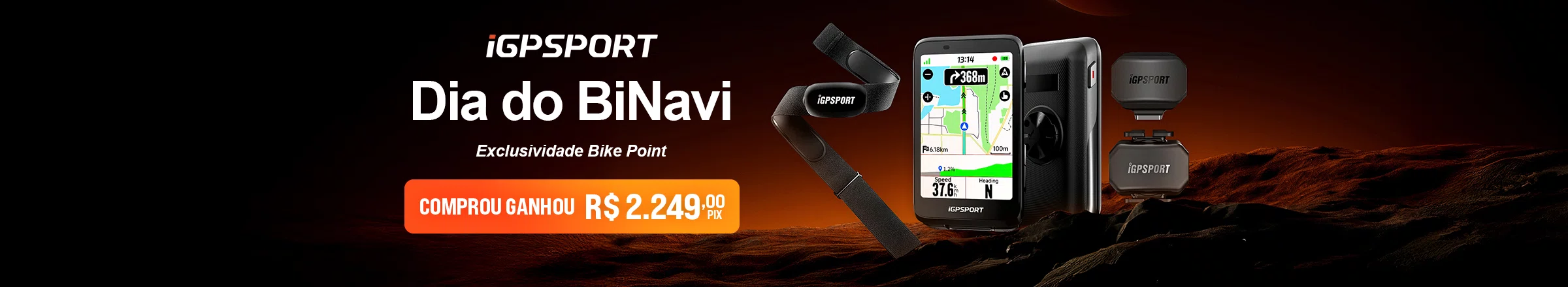 iGPSPORT Dia do BiNavi