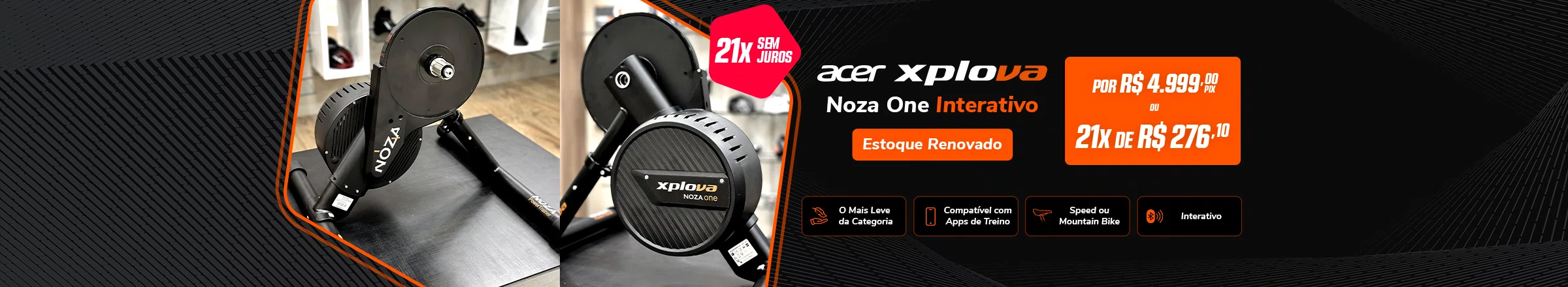 Rolo de Treino Acer Xplova Noza One Interativo