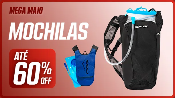Mochilas de Hidratação Até 60% OFF