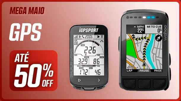 GPS Bicicleta Até 50% OFF