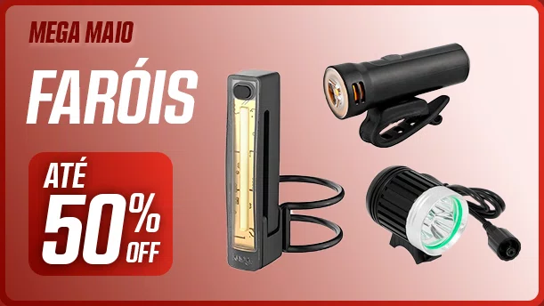 Faróis de Bicicleta Até 50% OFF