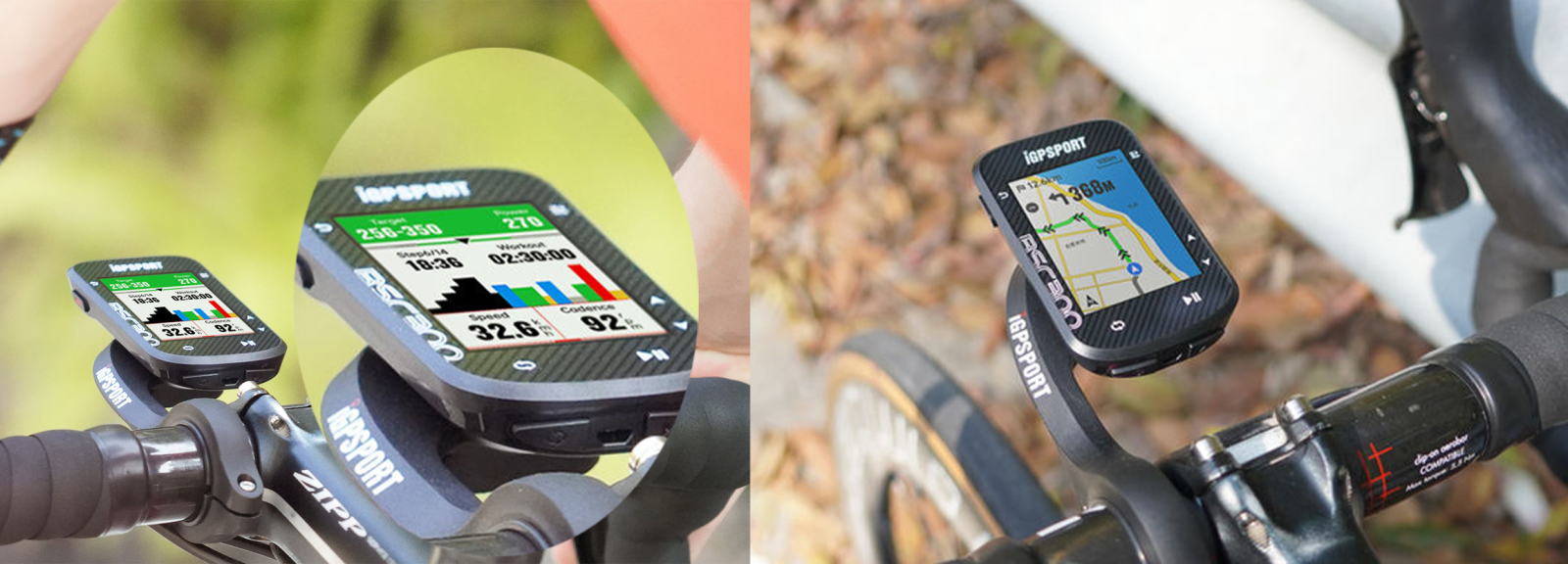 thumbnail image 2 of IGPSPORT BSC300 GPS Bicycle Computer 2.4" Display Wireless Speed/Cadence Sensor Waterproof 2 of 5