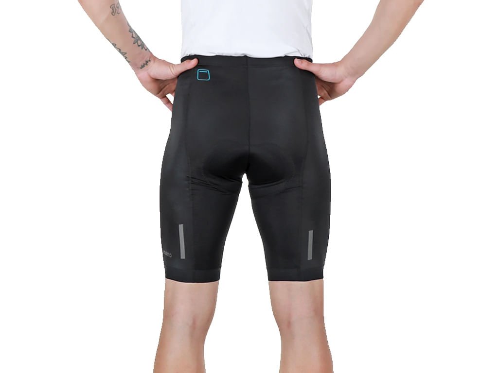 Shortinho em Lycra Preto com Forro e Proteção Solar uv upf 50 + em