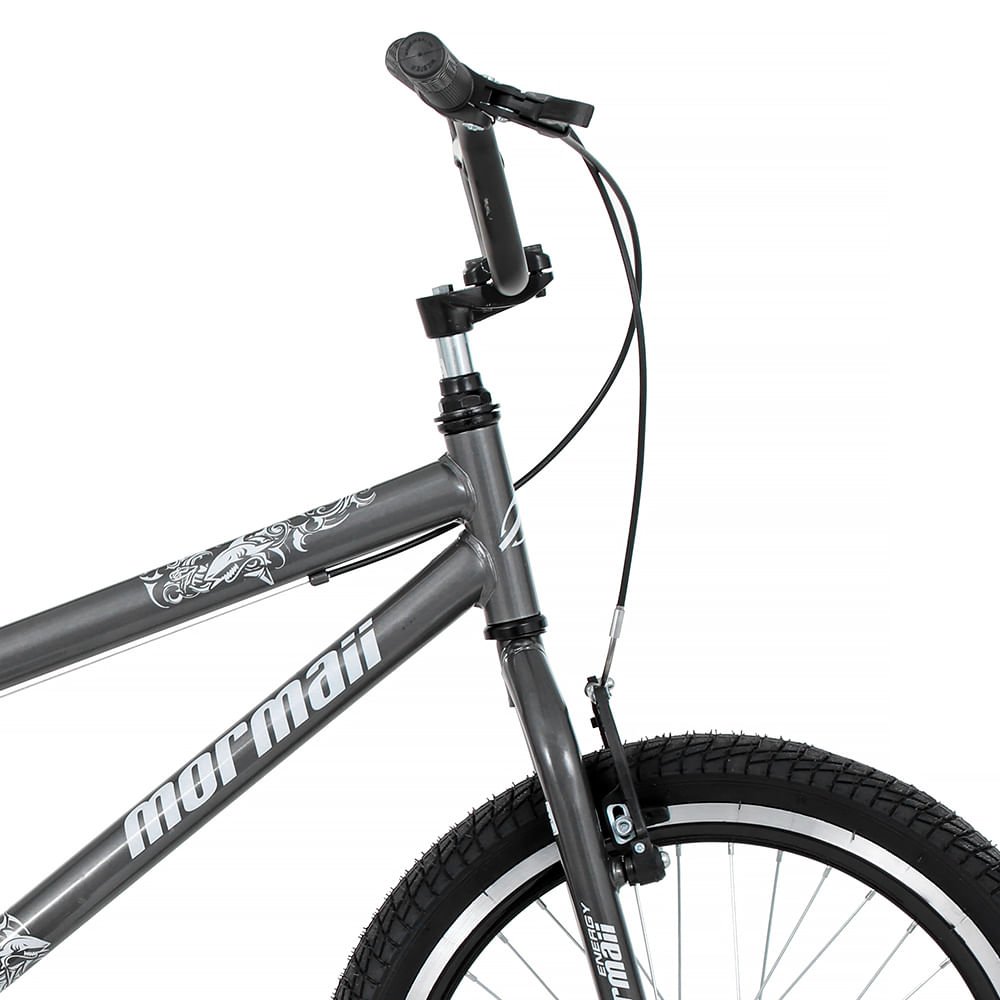 Bicicleta Mormaii Cross Energy Aro 20 1V V-Brake Grafite - TIMBÓ