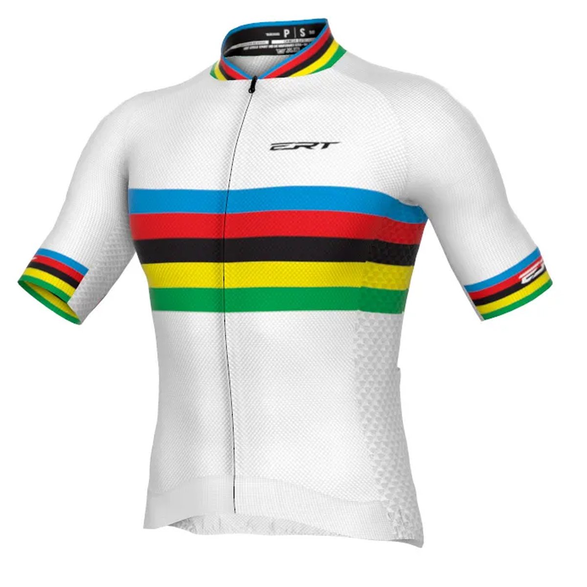 Camisa de Ciclismo ERT Premium Campeão Mundial Branca - Bike Point