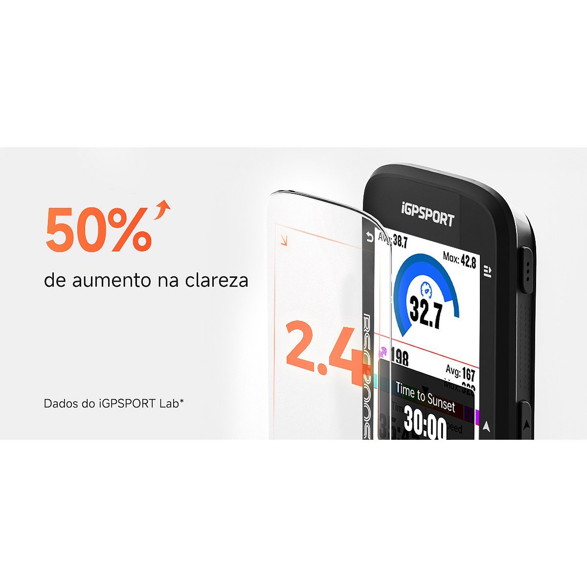 Ciclocomputador com GPS Igpsport BSC200S Tela Colorida +