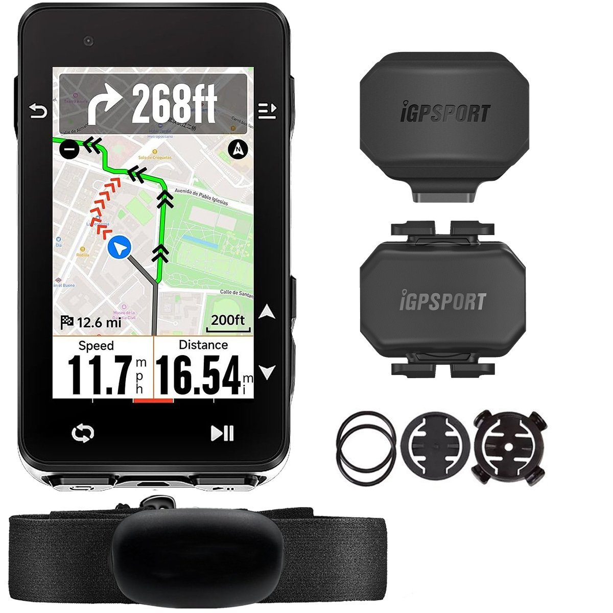 Ciclocomputador com GPS Igpsport iGS630S Bundle - Bike Point