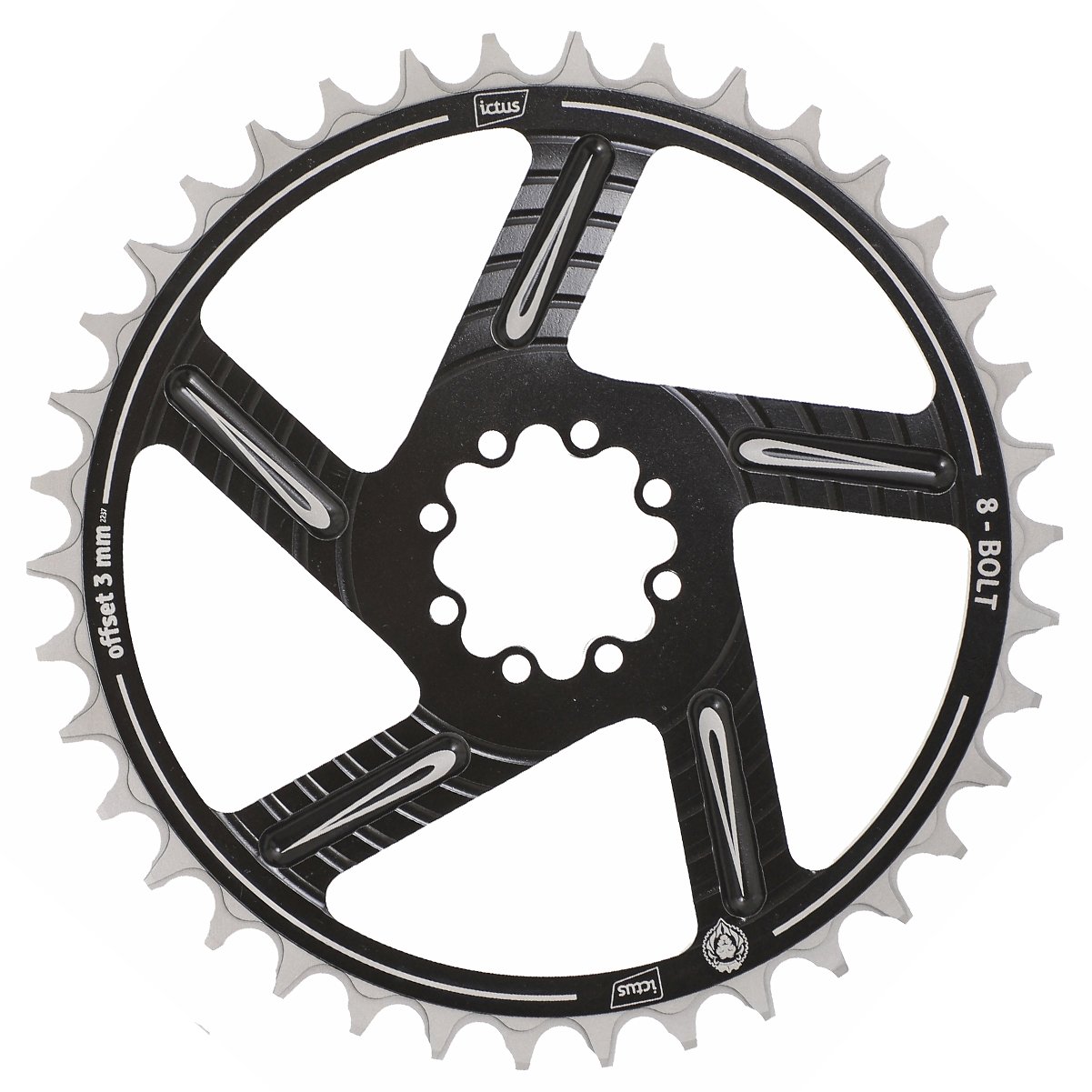 Coroa de Bicicleta Ictus Sram T-Type 40D - Bike Point