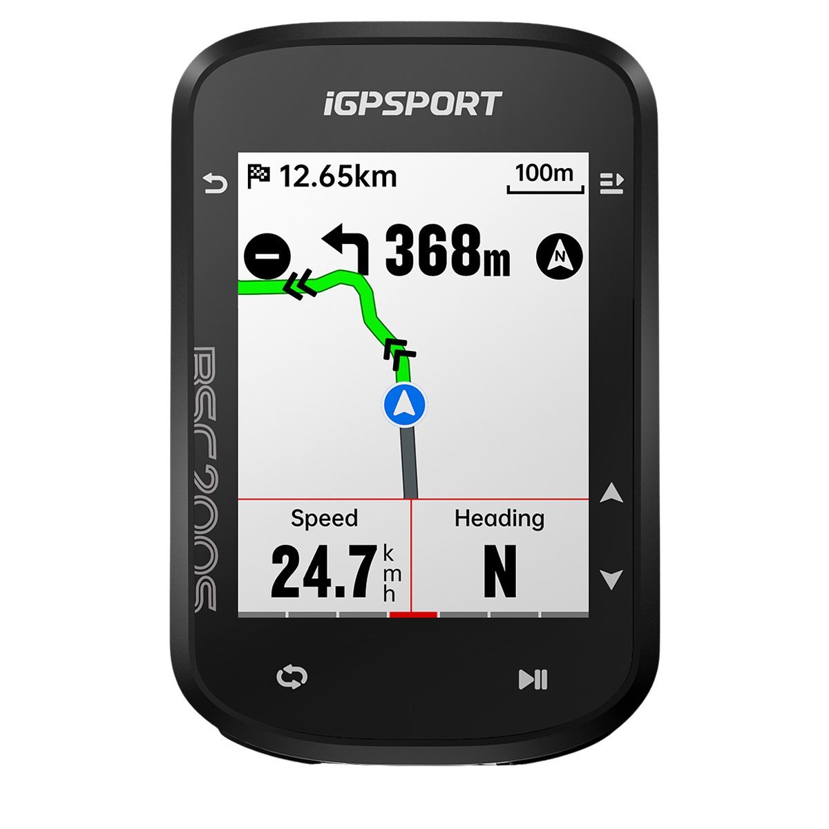 Kit Ciclocomputador com GPS Igpsport BSC200S Tela Colorida + Farol