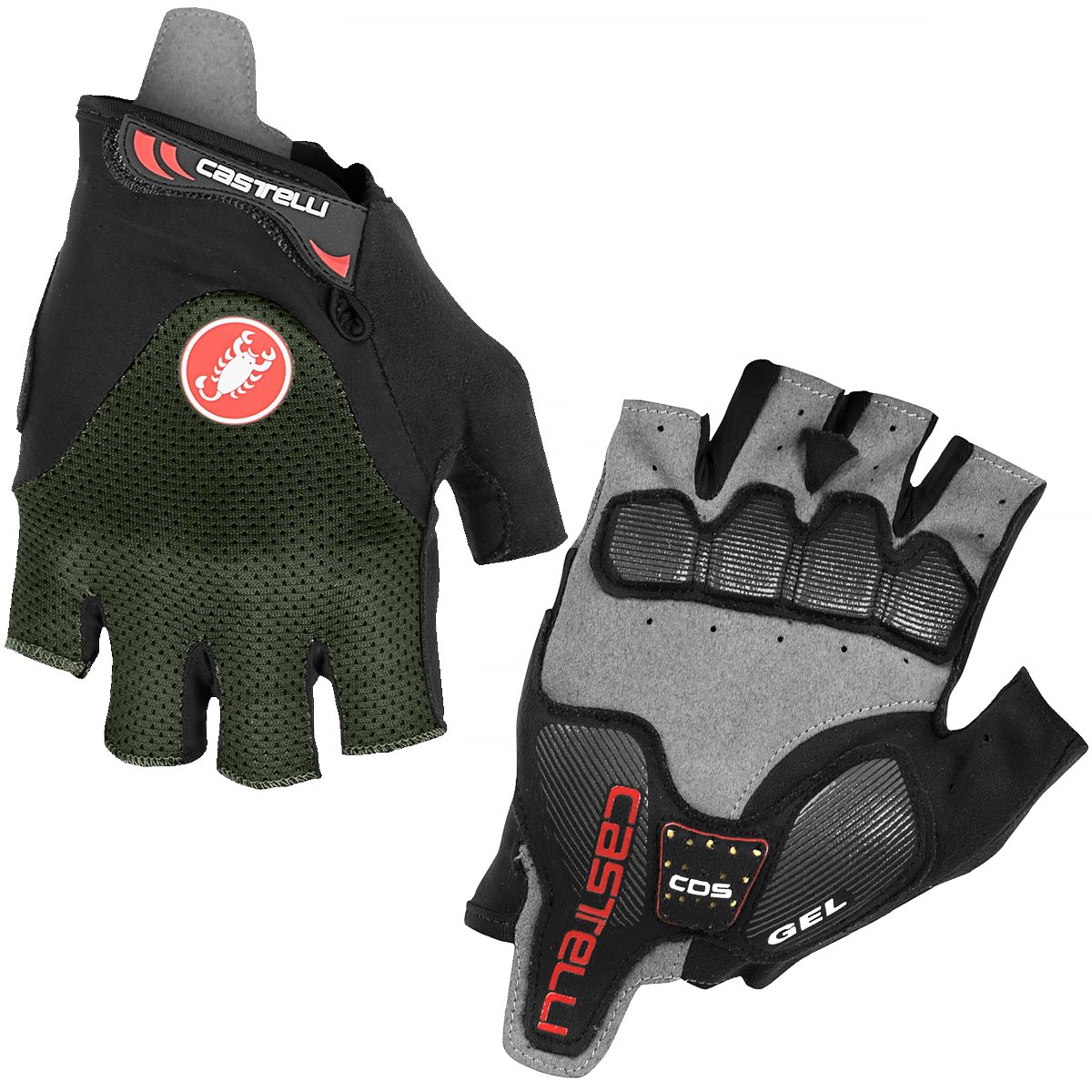Gants De Cyclisme CASTELLI Premio Homme - Très Chauds, Double Doublure, Poignet Haut Velcro