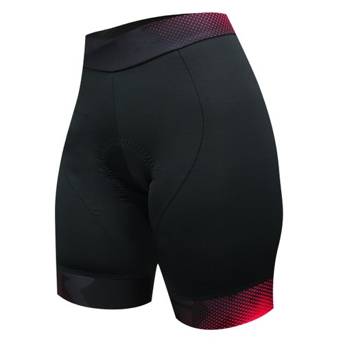 Bermuda de Ciclismo SportXtreme Sport Iris Feminina Preta e Rosa