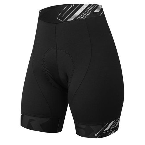 Bermuda de Ciclismo SportXtreme Sport Move Feminino Preto e Branco