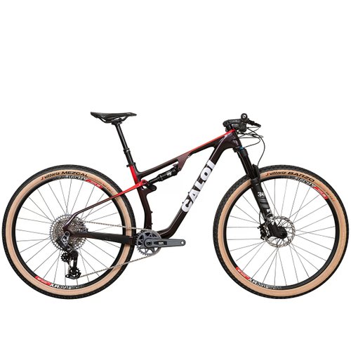 Bicicleta Caloi Elite Carbon FS Racing GX AXS 2025