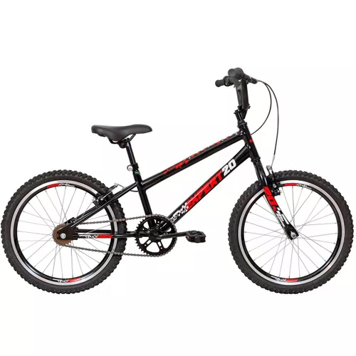 Bicicleta Infantil Caloi Expert Aro 20 Preta
