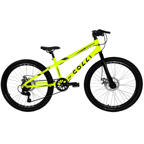 Bicicleta Infantil Colli Airon Aro 24 Disc Amarelo