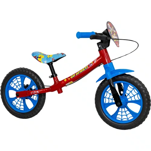 Bicicleta Infantil Nathor Balance Homem Aranha Aro 12