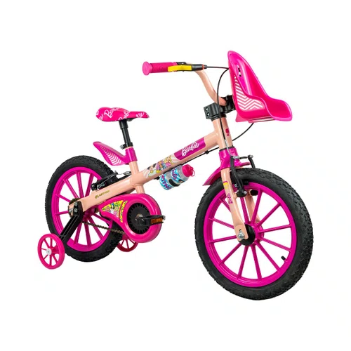 Bicicleta Infantil Nathor Barbie Aro 16