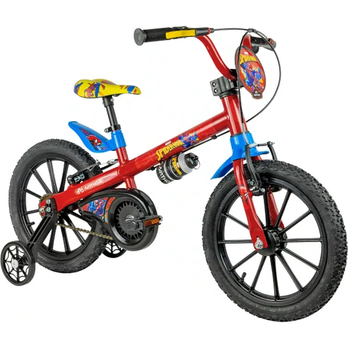 Bicicleta Infantil Nathor Spider Man 2 Aro 16