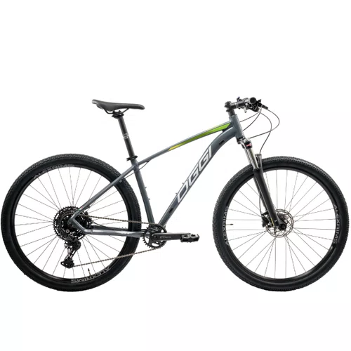 Bicicleta Oggi Big Wheel 7.1 Shimano Cues Grafite e Verde