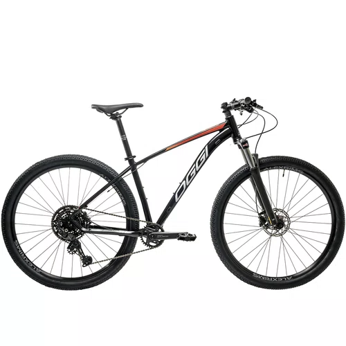Bicicleta Oggi Big Wheel 7.1 Shimano Cues Preta e Laranja
