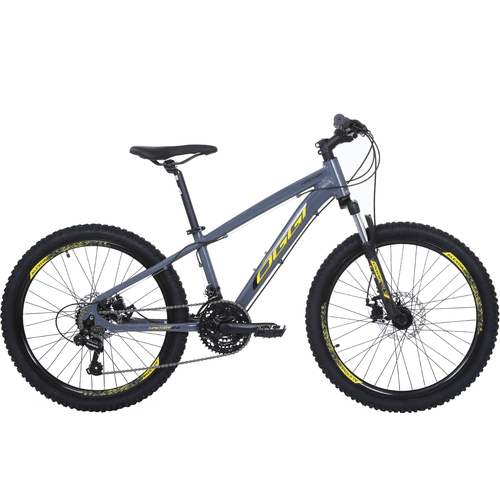 Bicicleta Oggi Hacker Aro 24 Shimano Disc Cinza