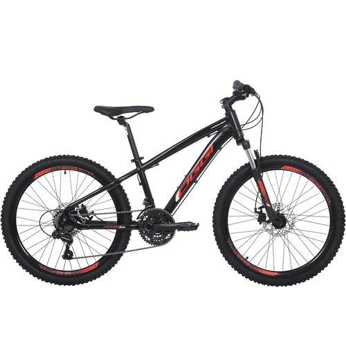 Bicicleta Oggi Hacker Aro 24 Shimano Disc Preta