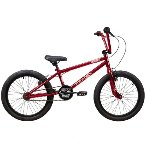 Bicicleta Pro-X BMX Serie 5 Cromo Aro 20 Vermelha