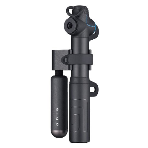 Bomba Ar de Bicicleta Giyo Mini 50 PSI + Gatilho CO2 + Remendo Tubeless Giyo GLC-03