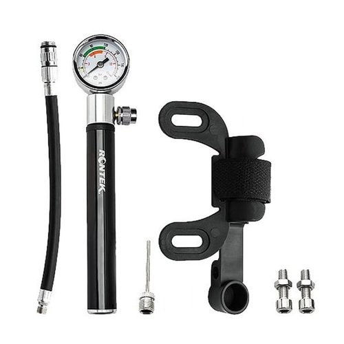 Bomba Ar de Bicicleta Rontek BBP-016 Mini Manômetro 150 PSI