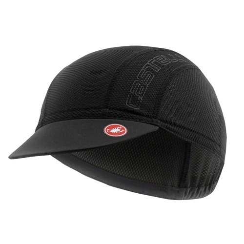 Boné de Ciclismo Castelli A/C 2 Cycling Preto