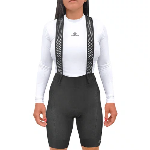 Bretelle de Ciclismo Barbedo Trace Feminino Preto