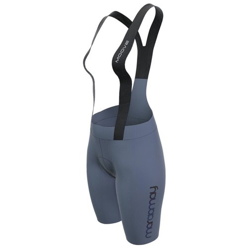 Bretelle de Ciclismo Marcio May Moove Gel Cinza Feminino