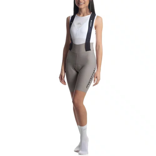 Bretelle de Ciclismo Marcio May Moove Saturno Feminino Cinza