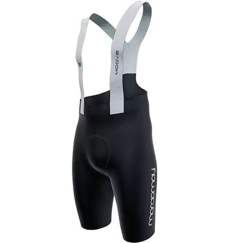 Bretelle de Ciclismo Marcio May Moove Gel Preto e Branco