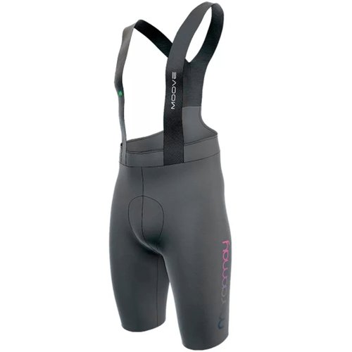 Bretelle de Ciclismo Márcio May Moove Holografico Gel Cinza