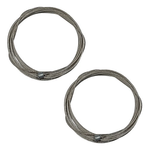 Cabo Marcha de Bicicleta Traseiro Absolute 1.2x2100mm Inox 2 Unidades