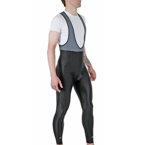 Calça Bretelle de Ciclismo ERT Gel Tech Preta