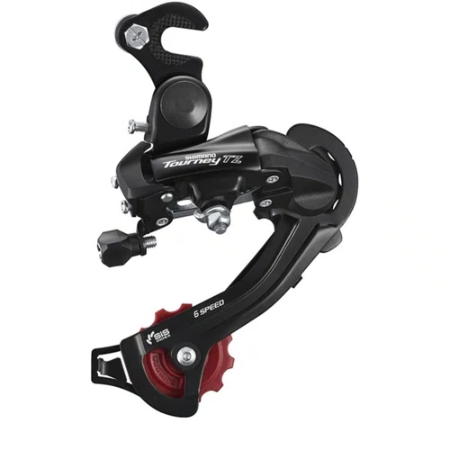 Câmbio Traseiro de Bicicleta Shimano Tourney RD-TZ500 GS 6 Vel