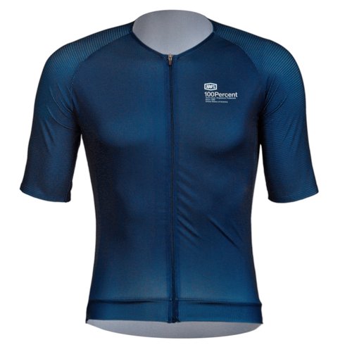 Camisa de Ciclismo 100% Athol 24 Bike Azul