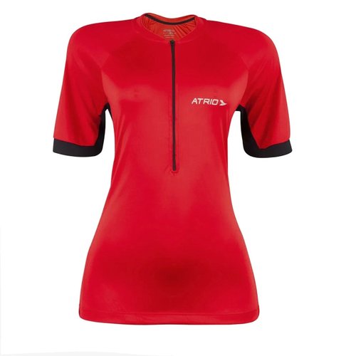 Camisa de Ciclismo Atrio Sport Feminina Vermelha