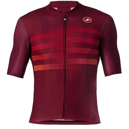 Camisa de Ciclismo Castelli Endurance Pro Vermelha