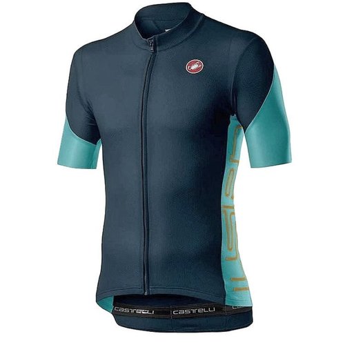 Camisa de Ciclismo Castelli Entrata V Azul