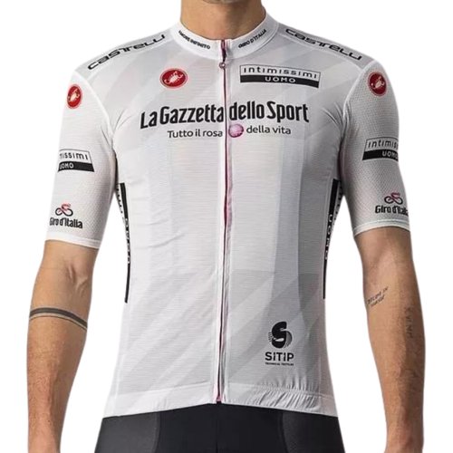 Camisa de Ciclismo Castelli Giro D'Italia Branca