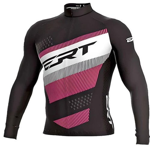 Camisa de Ciclismo ERT Classic Vegas Manga Longa Preta